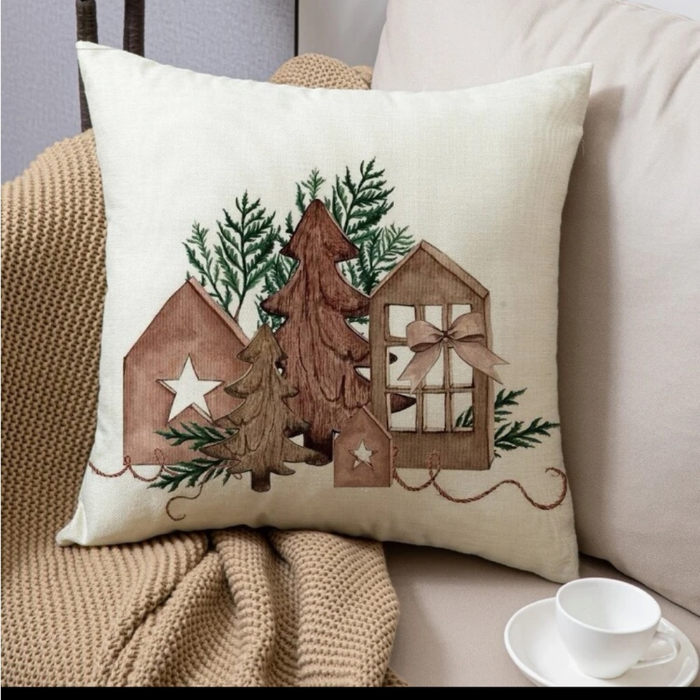 Winter Trees Cushion Cover (Case Only) - Picture 1 of 5